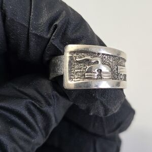 Story Teller Sterling Silver 925 Ring Native American